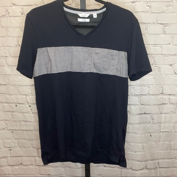 Calvin Klein Liquid Touch Slim Fit V-Neck - Picture 1 of 2